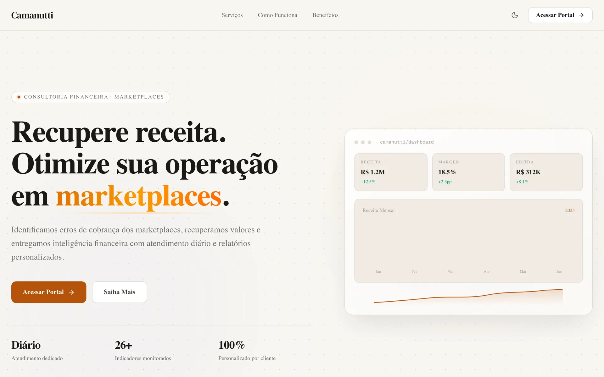 Screenshot of camanutti-web.vercel.app